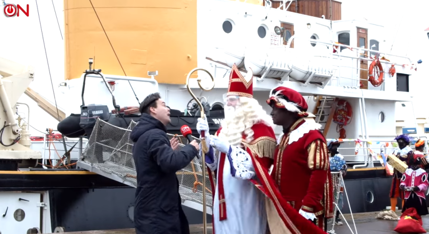 (VIDEO) Zwarte Piet en Sinterklaas kwamen dit jaar in Harlingen aan